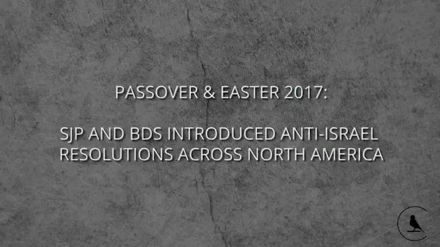 Students for Justice in Palestine (SJP) Manipulates Passover_#53